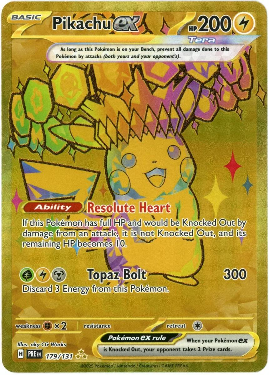 Pikachu EX 179/131 NM