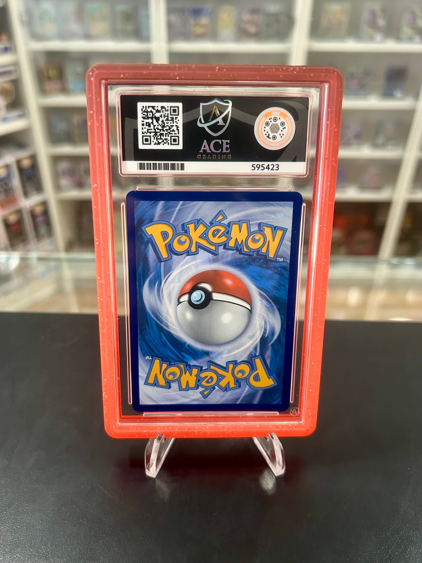 ACE 10 Team Rocket’s Moltres EX 229/182 With Guard Graded Pokemon Card