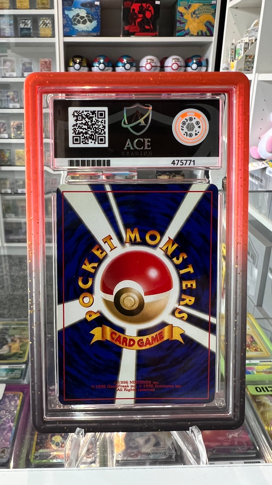 Flareon Holo Rare Pokemon Jungle NM (Back)