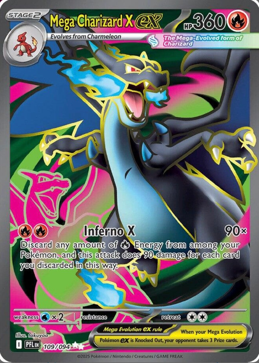 Mega Charizard X EX 109/094 NM