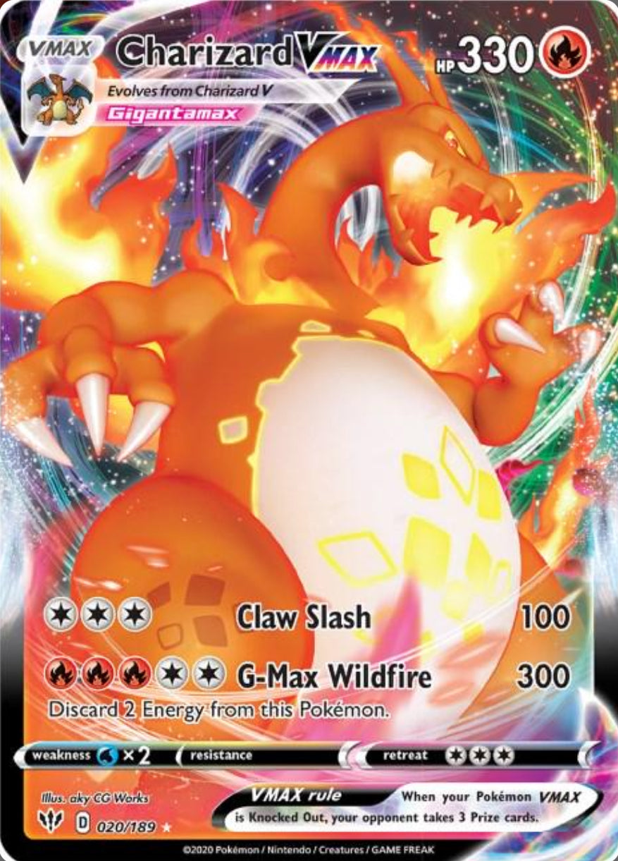 Charizard VMAX 020/189 NM