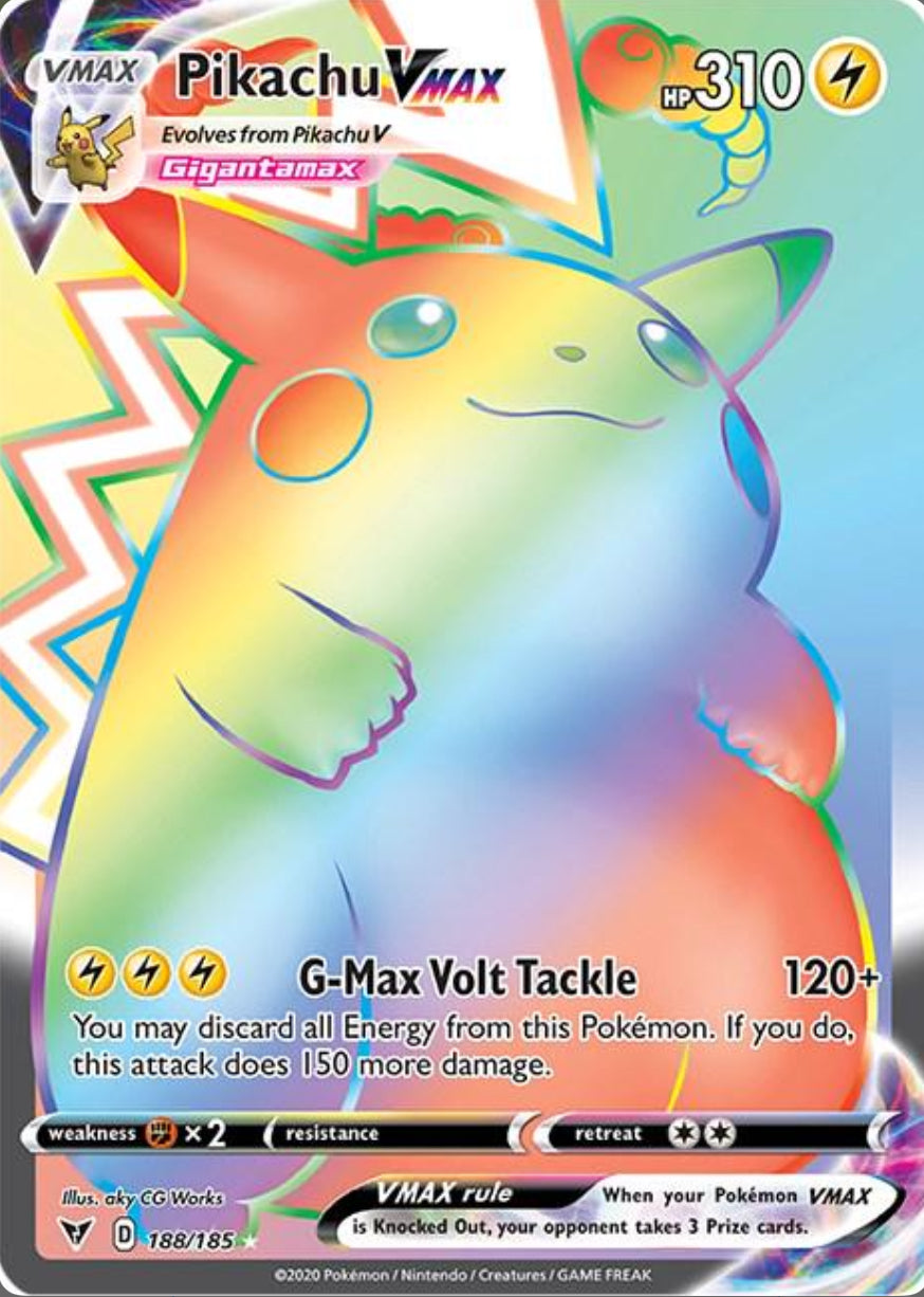 Pikachu VMAX 188/185 NM