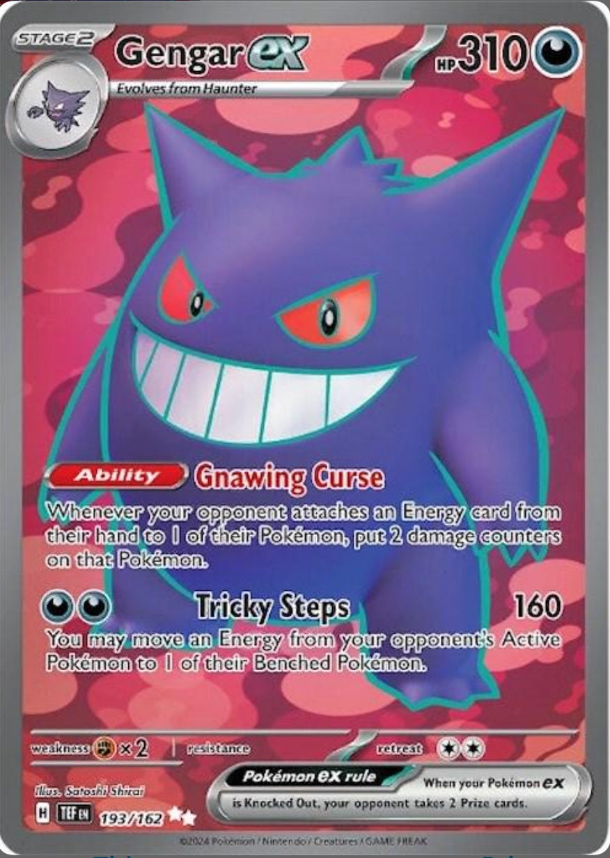 Gengar EX 193/162 NM