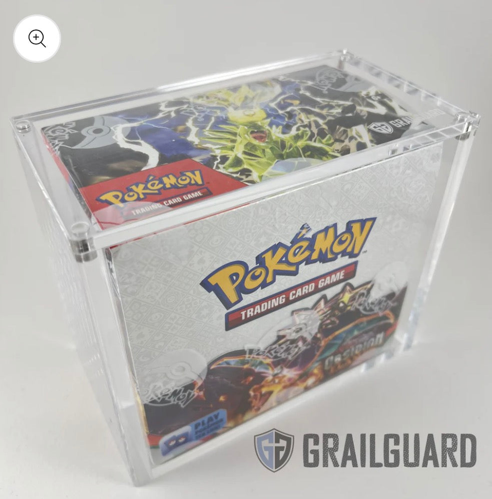 Booster Box Premium Acrylic Display Protector Case Pokemon TCG New