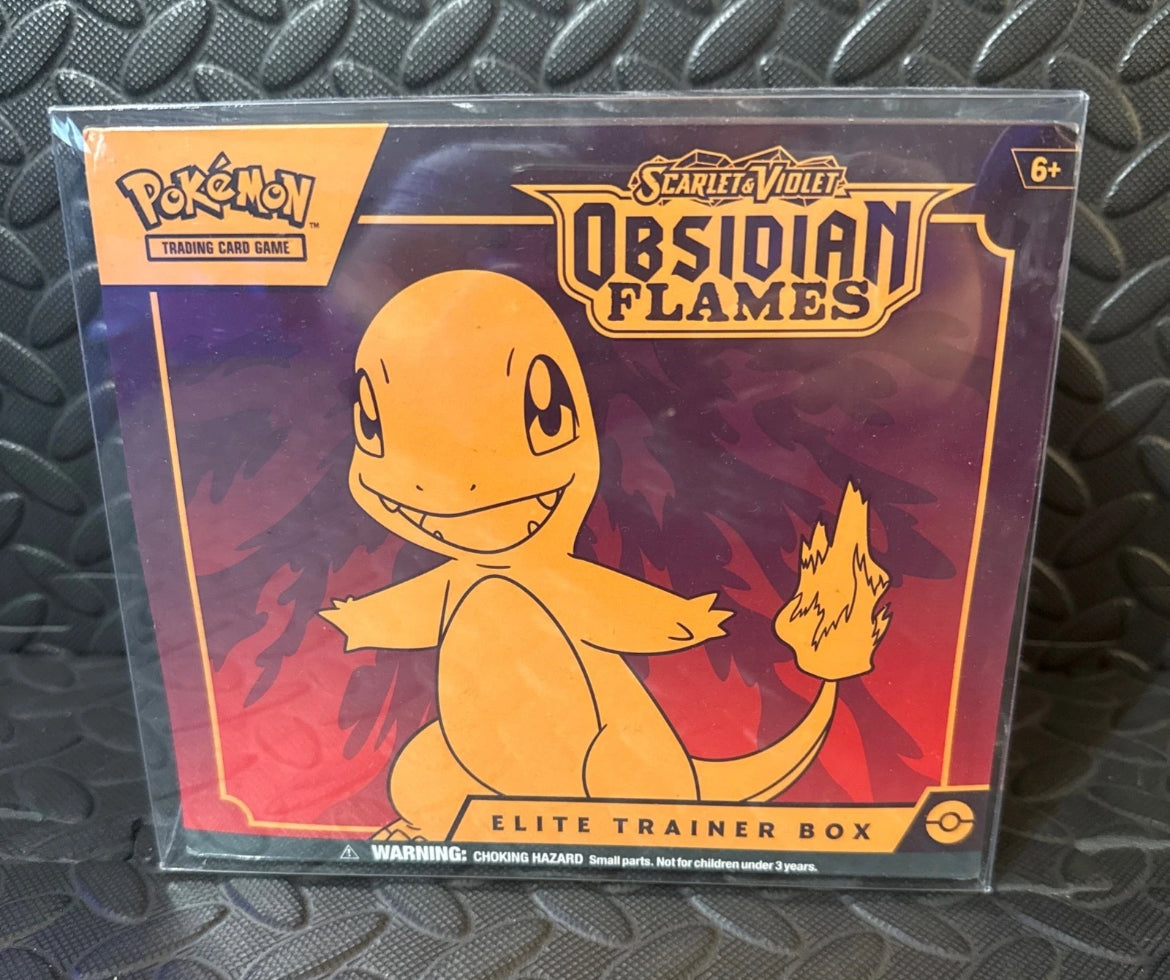 Obsidian Flames ETB With Plastic Case New Sealed Pokemon