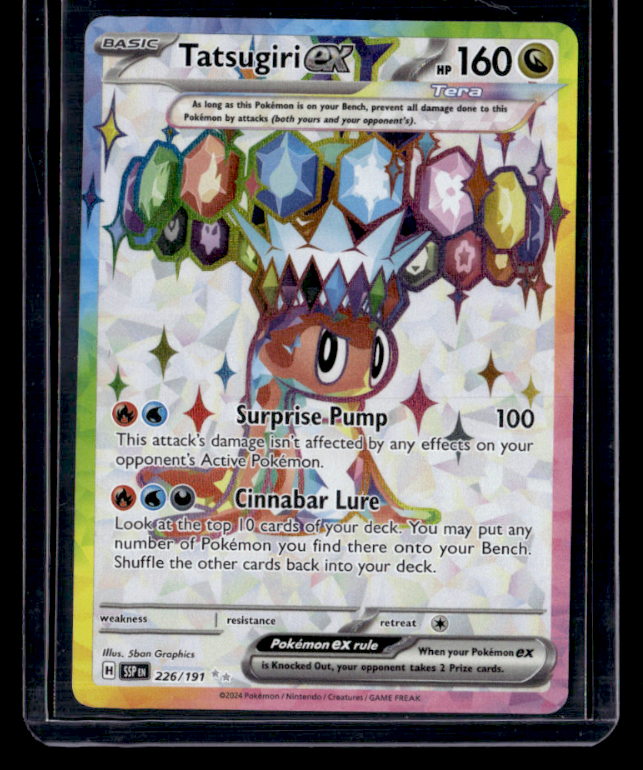 Tatsugiri ex Holo Ultra Rare SV08: Surging Sparks 226/191 NM