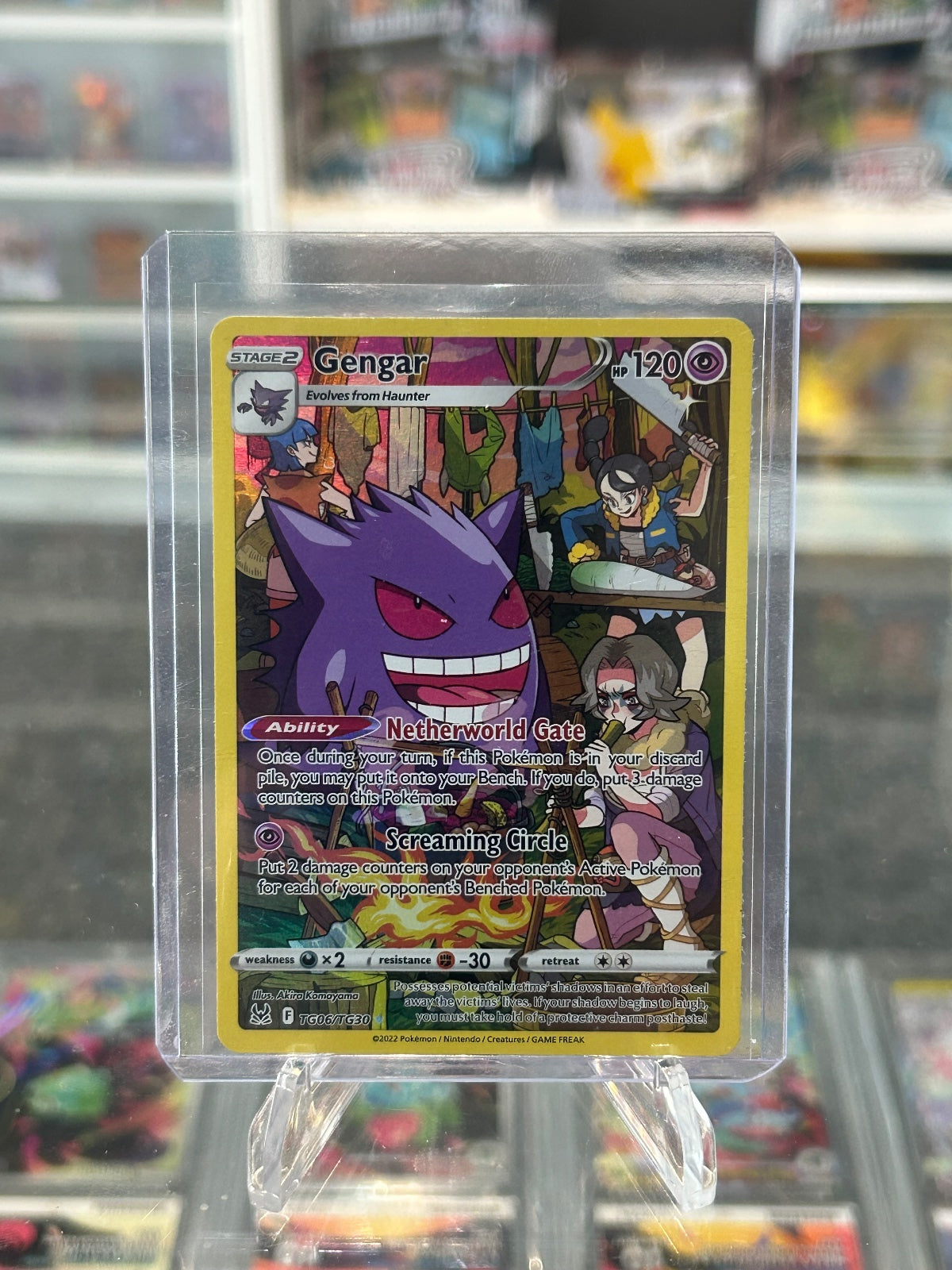Gengar Holo Ultra Rare SWSH11: Lost Origin Trainer Gallery TG06/TG30 NM