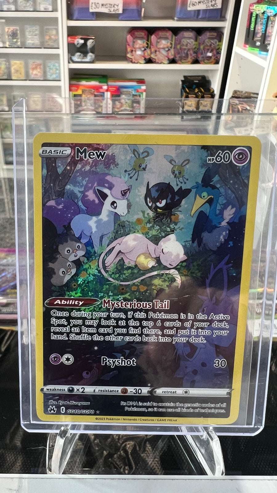 Mew Holo Ultra Rare SWSH: Crown Zenith: Galarian Gallery GG10/GG70 NM