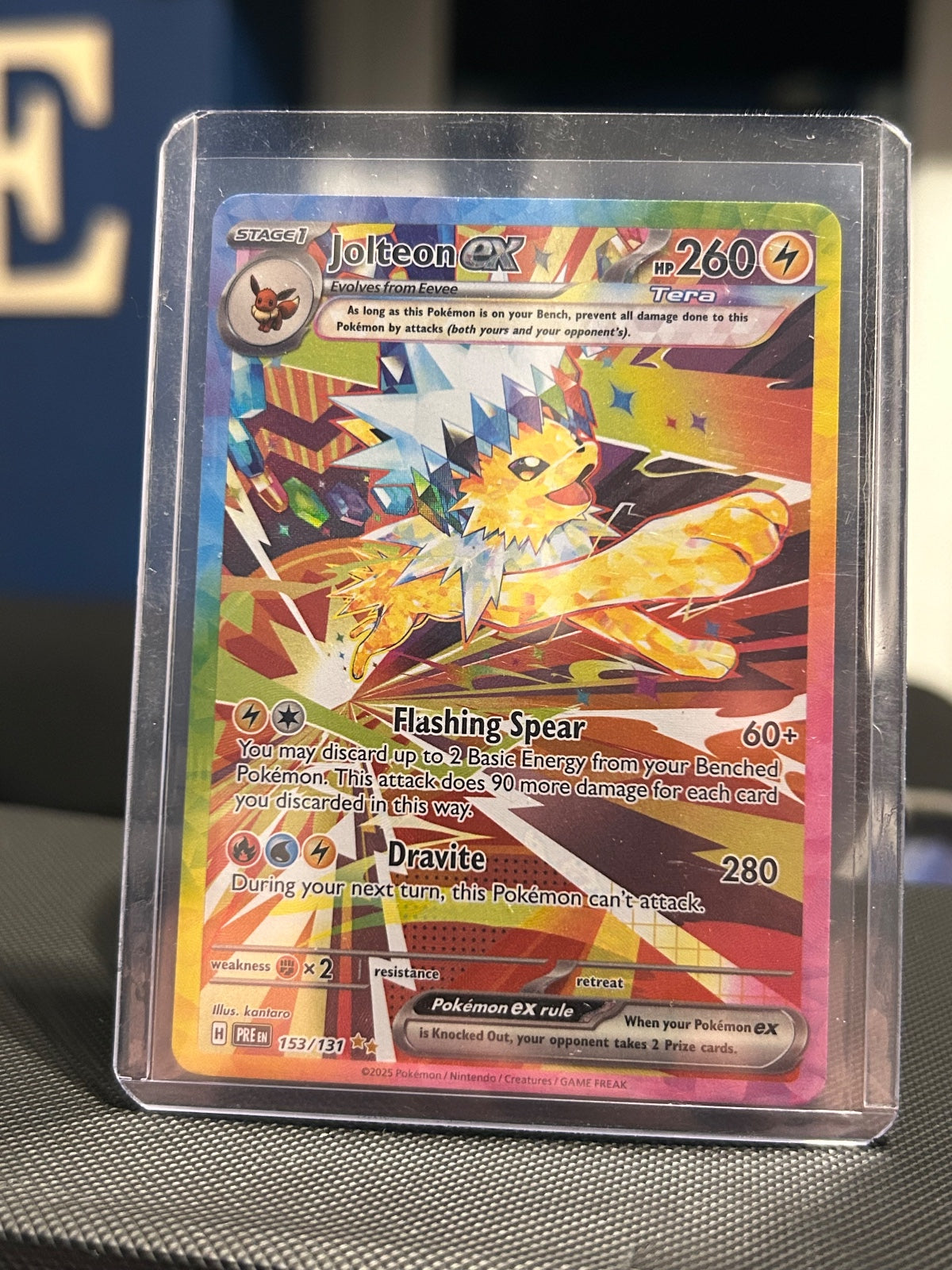 Jolteon ex - Holo Special Illustration Rare SV: Prismatic Evolutions 153/131 NM
