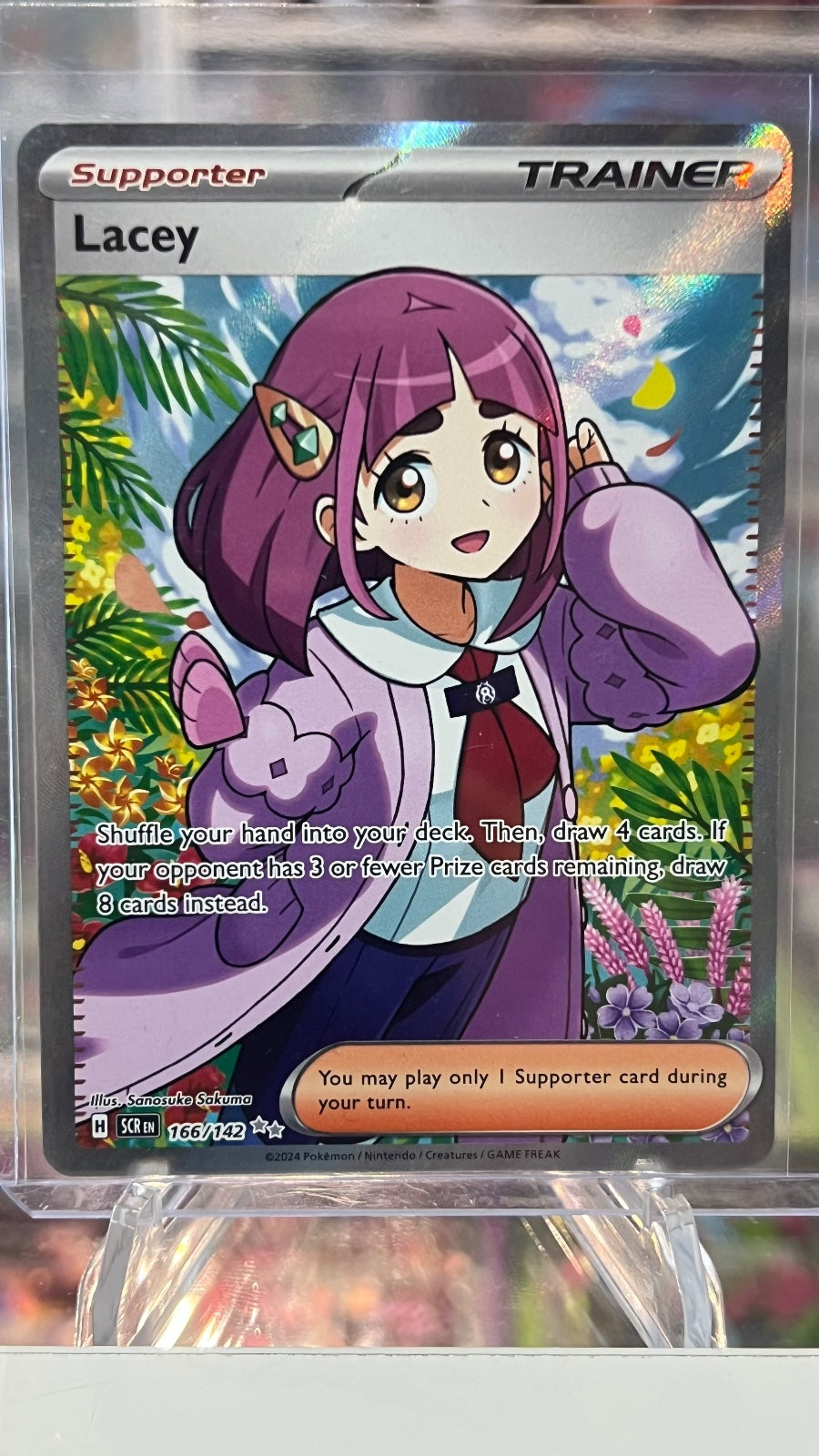 Lacey Holo Ultra Rare SV07: Stellar Crown 166/142 NM