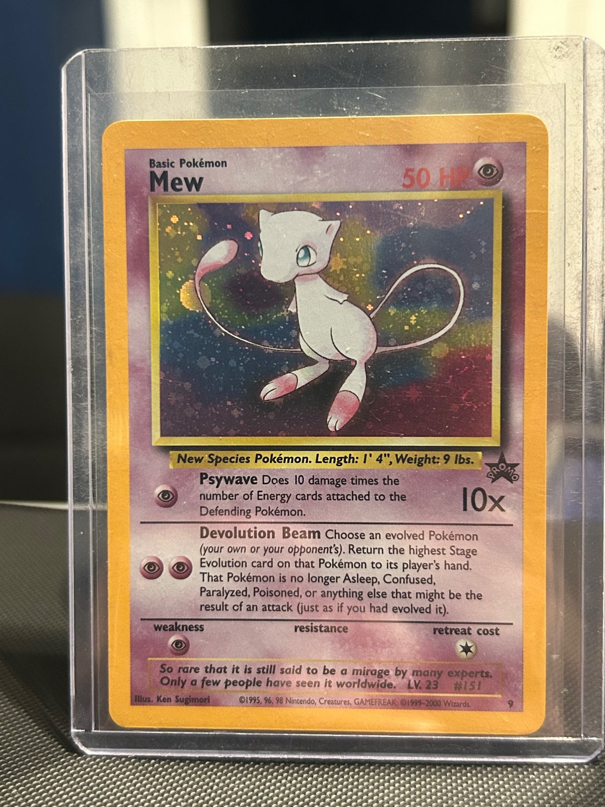 Mew (9) Holo Promo WoTC Promo 09/53 NM