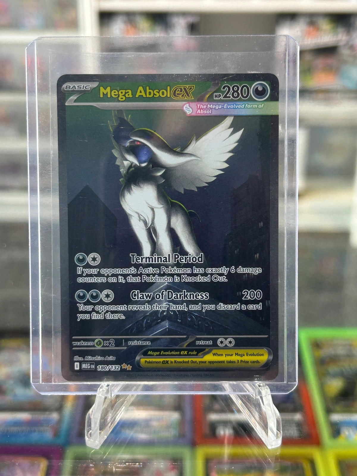 Mega Absol ex - Holo Special Illustration Rare ME01: Mega Evolution 180/132 NM