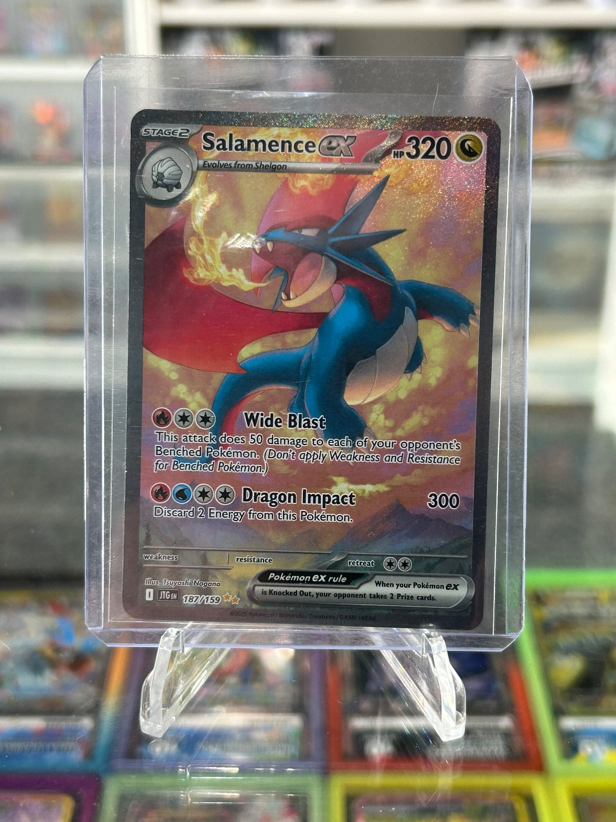 Salamence ex - Holo Special Illustration Rare SV09: Journey Together 187/159 NM