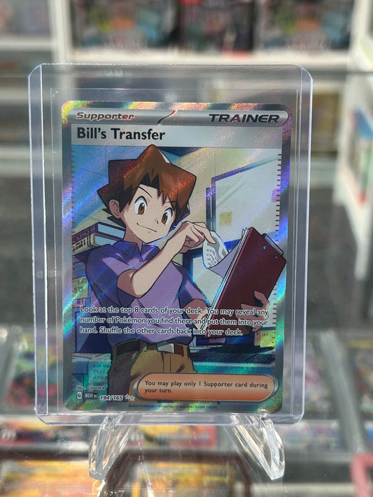 Bill's Transfer - Holo Ultra Rare SV: Scarlet & Violet 151 194/165 NM