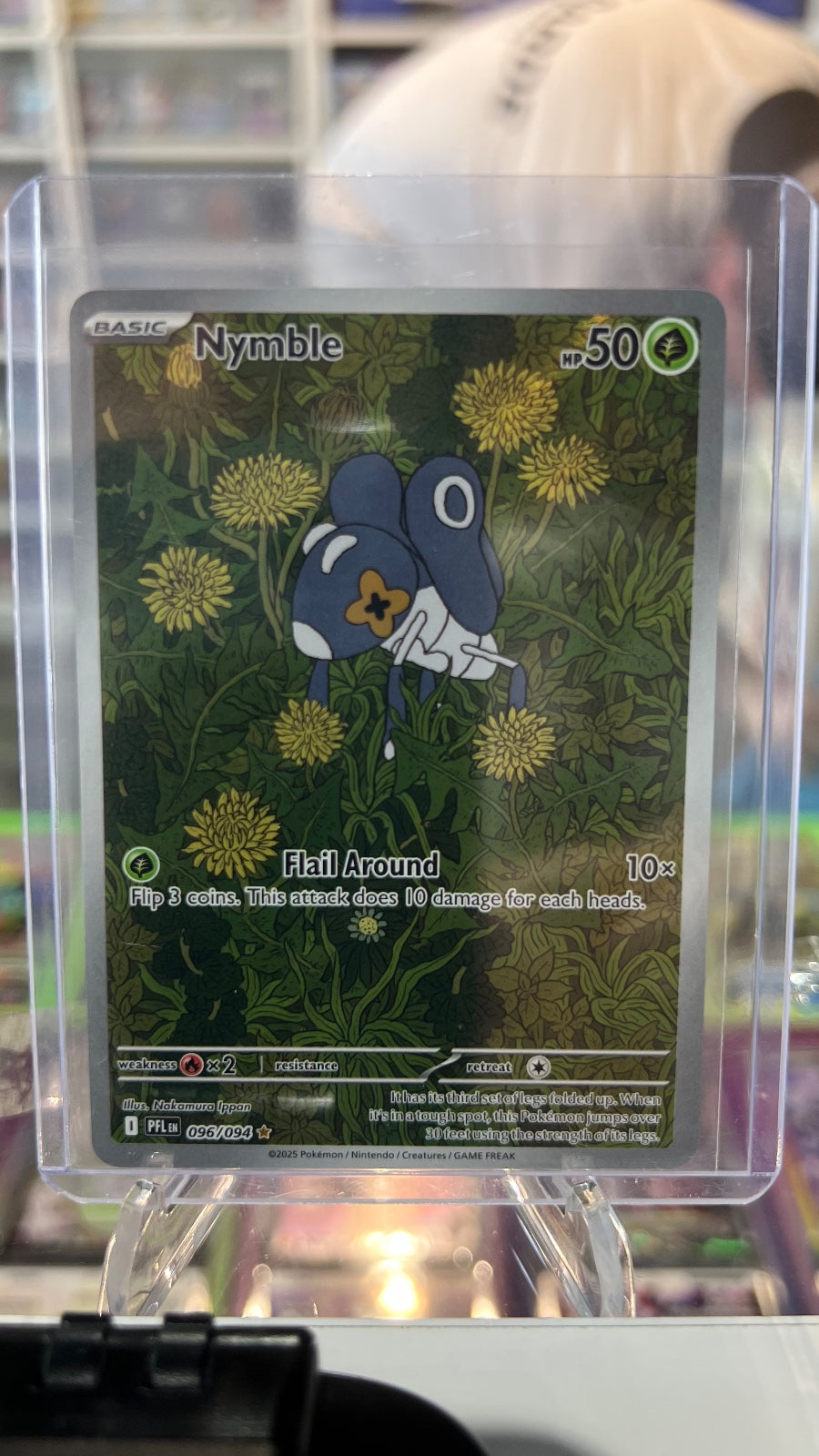 Nymble - Holo Illustration Rare ME02: Phantasmal Flames 096/094 NM