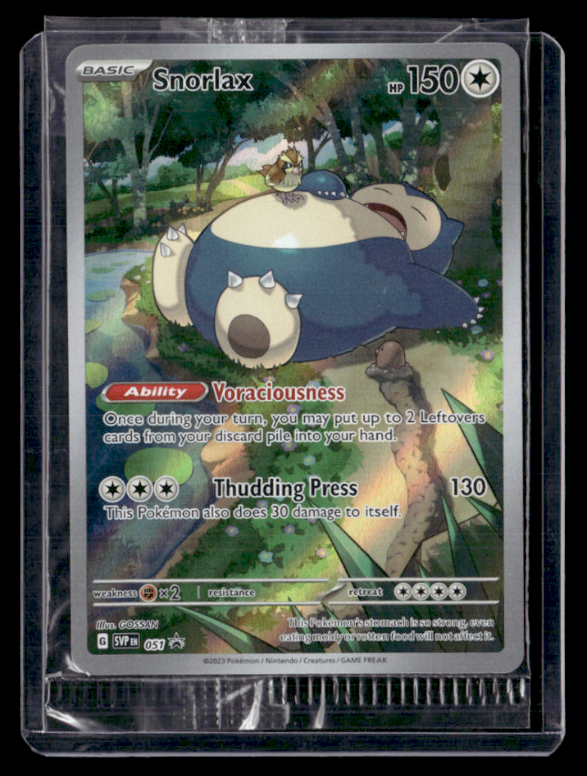 Snorlax Holo Promo SV Scarlet & Violet Promo Cards 051 NM