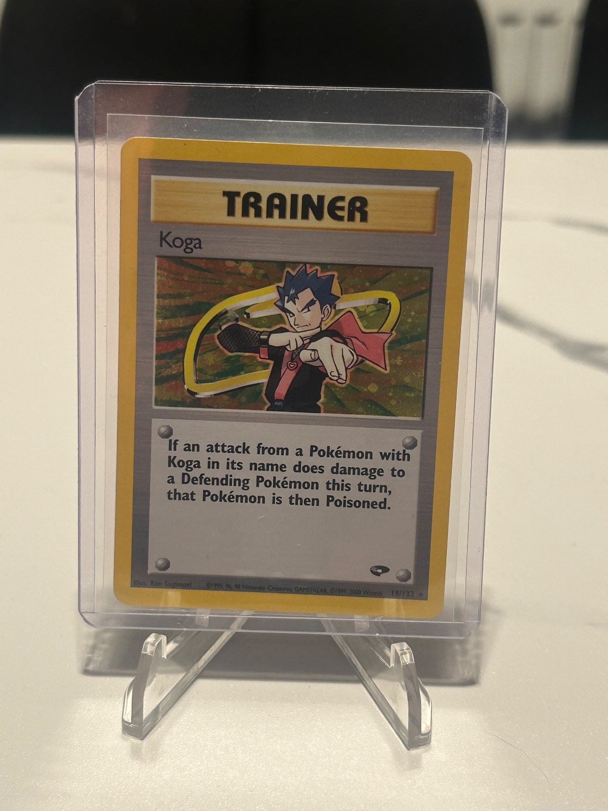 Koga (19) Unlimited Holo Holo Rare Gym Challenge 019/132 NM