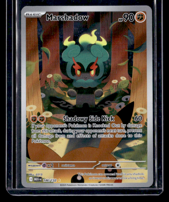 Marshadow Holo Illustration Rare ME01: Mega Evolution 146/132 NM