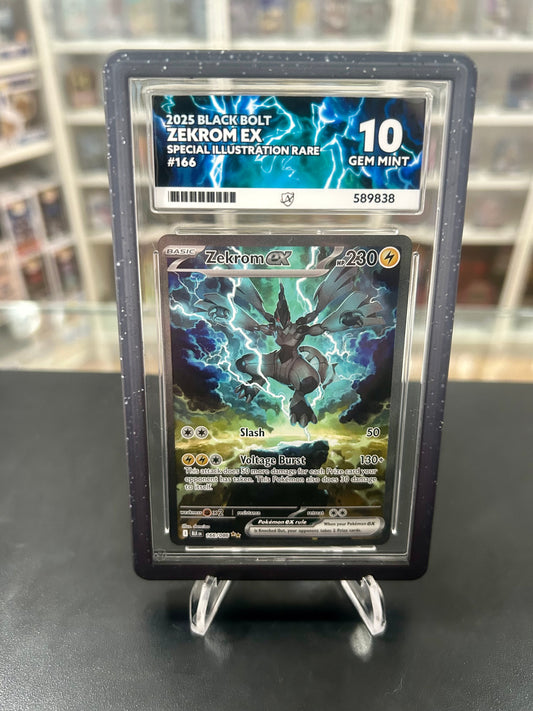 ACE 10 Zekrom EX 166/086 With Guard Graded Pokemon Card
