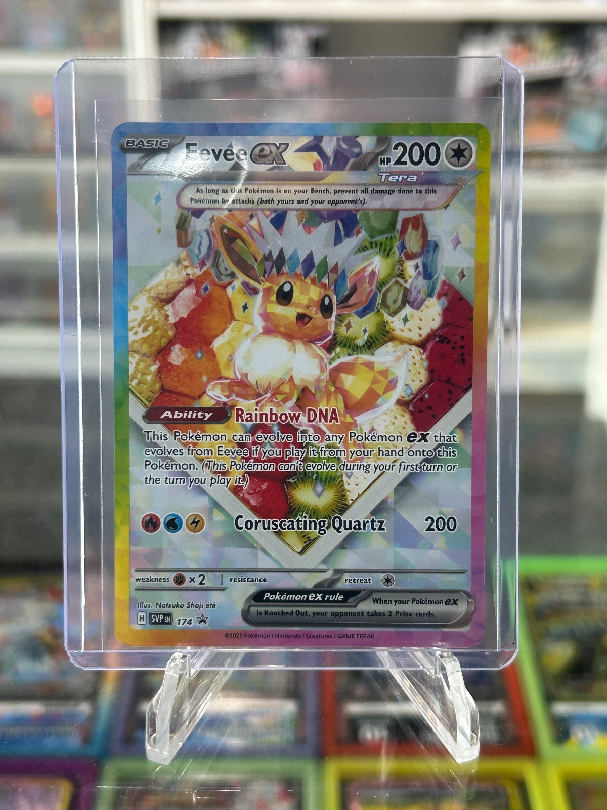 Eevee ex - Holo Promo SV: Scarlet & Violet Promo Cards 174 NM
