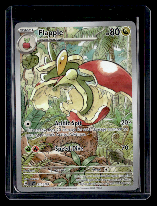 Flapple Holo Illustration Rare SV08: Surging Sparks 210/191 NM