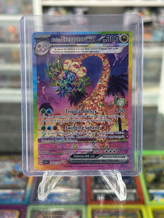 Alolan Exeggutor ex Special Illustration Rare SV08: Surging Sparks 242/191 NM