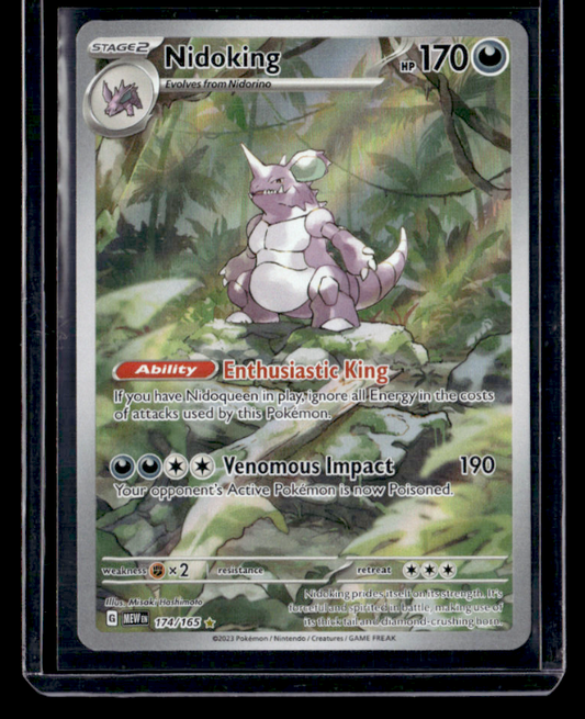 Nidoking Holo Illustration Rare SV: Scarlet & Violet 151 174/165 NM