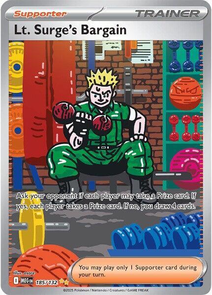 Lt. Surge's Bargain 185/132 NM