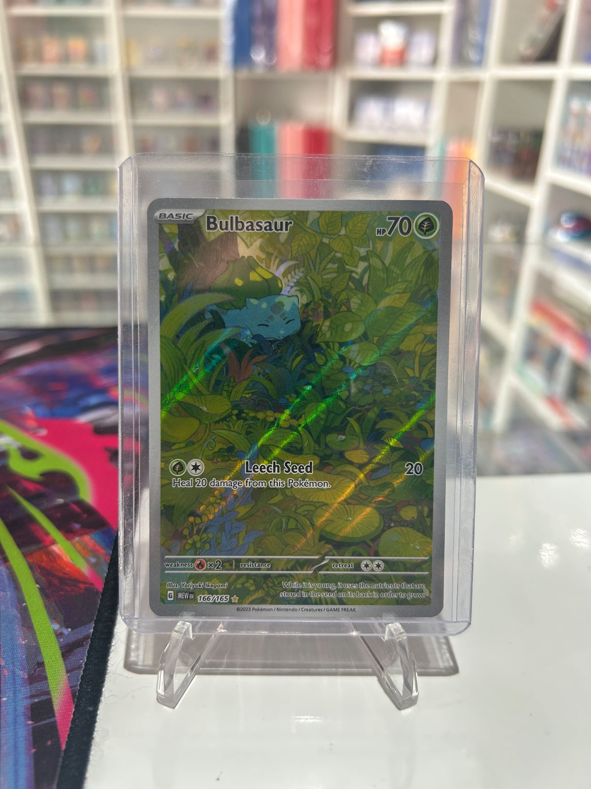 Bulbasaur - Holo Illustration Rare SV: Scarlet & Violet 151 166/165 NM