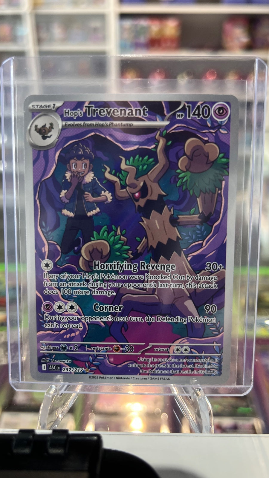 Hop's Trevenant - Holo Illustration Rare ME: Ascended Heroes 237/217 NM