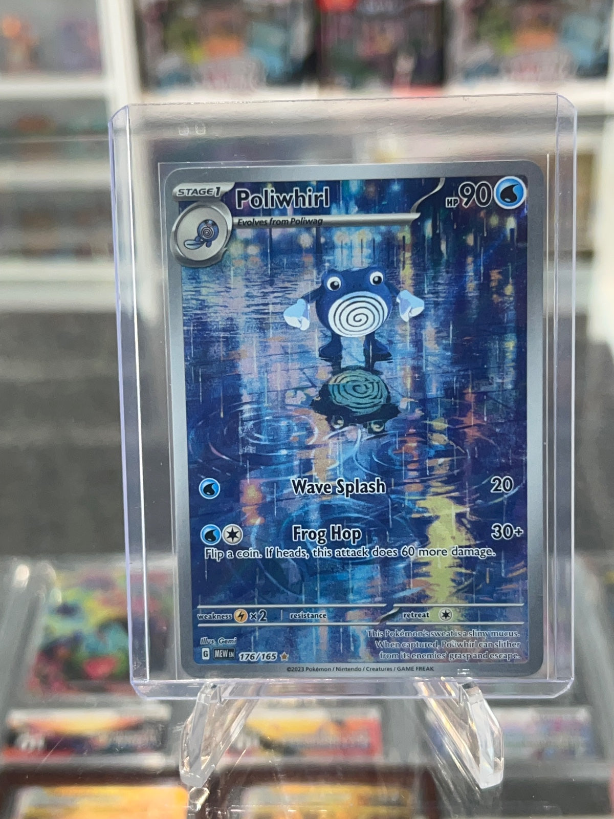 Poliwhirl - Holo Illustration Rare SV: Scarlet & Violet 151 176/165 NM