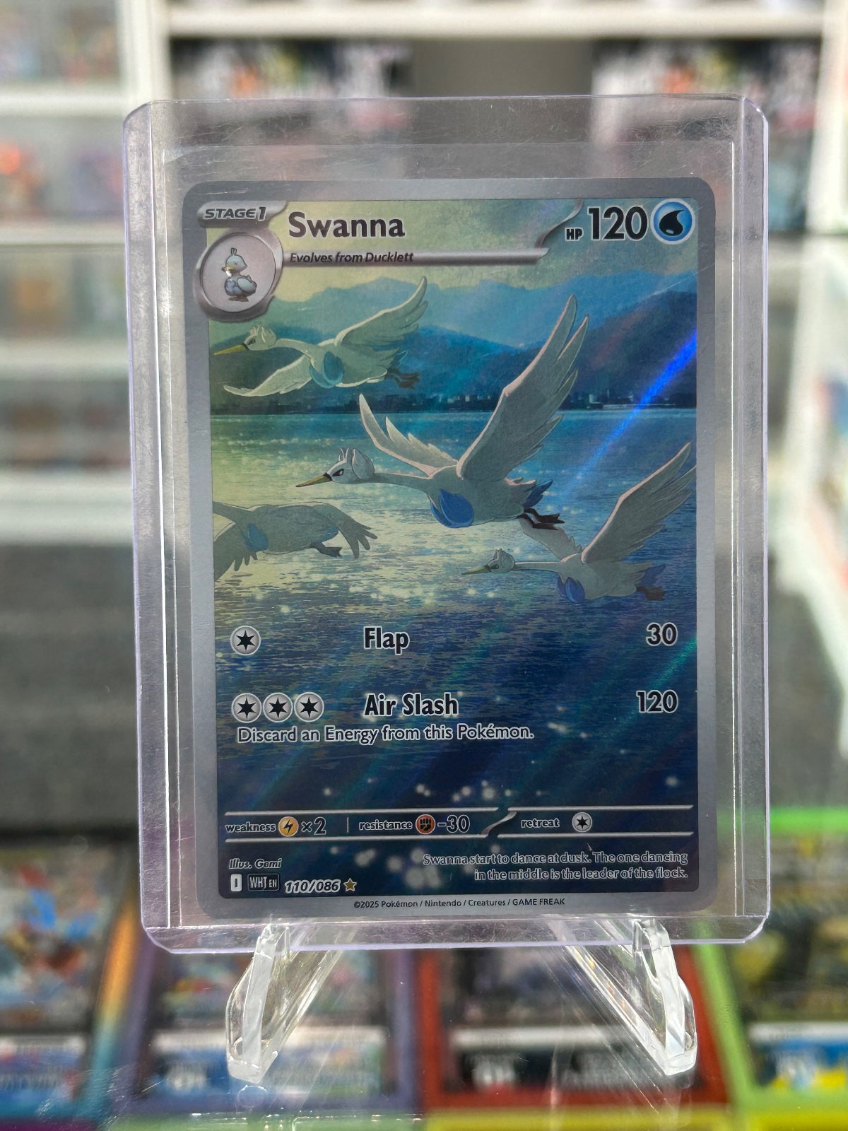Swanna - Holo Illustration Rare SV: White Flare 110/086 NM