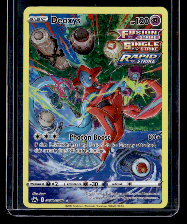 Deoxys Holo Ultra Rare SWSH Crown Zenith Galarian Gallery GG12/GG70 NM