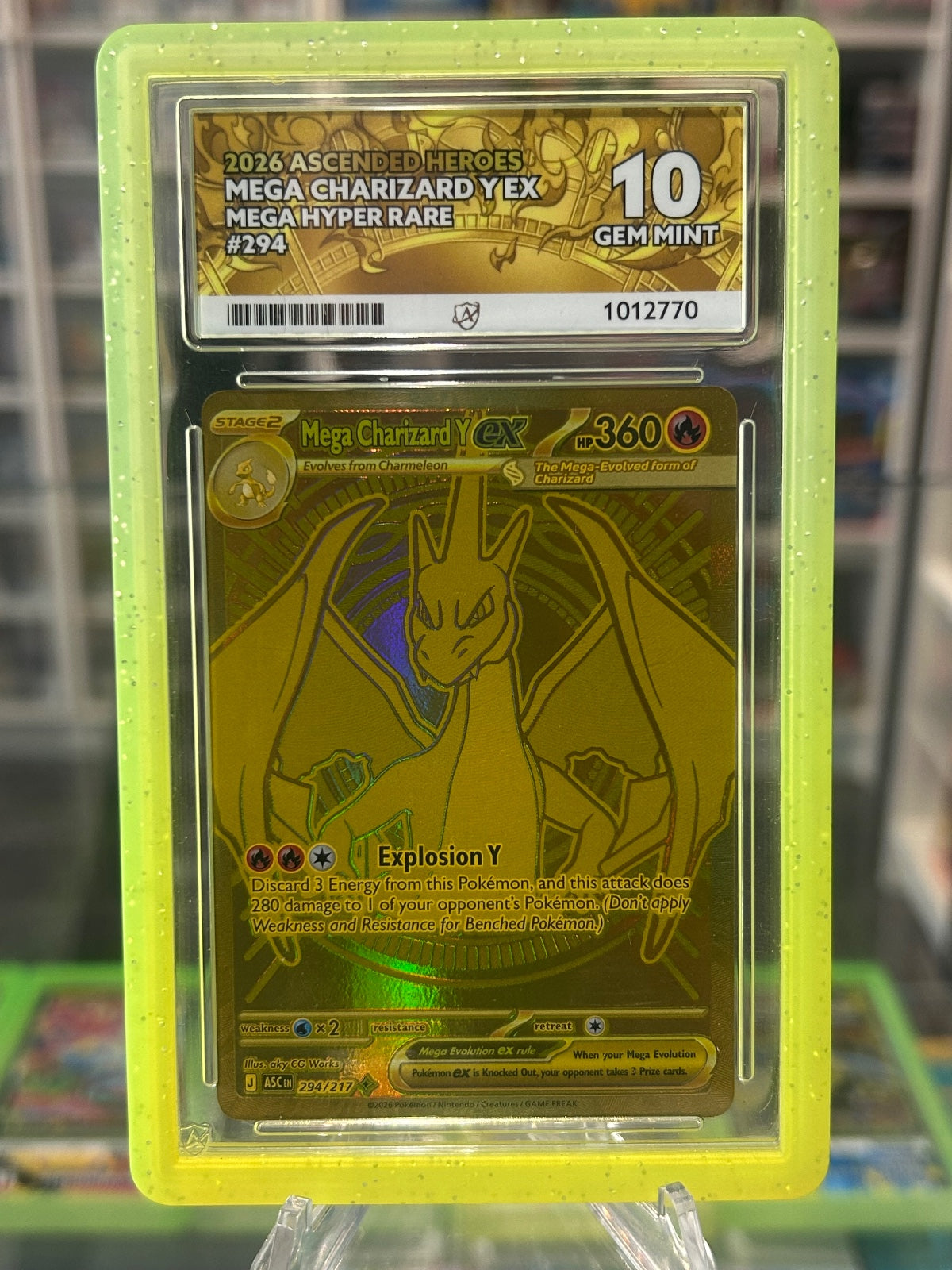 ACE 10 Mega Charizard Y ex - Holo Mega Hyper Rare ME: Ascended Heroes 294/217 NM