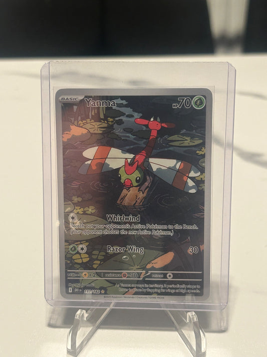 Yanma Holo Illustration Rare SV10: Destined Rivals 183/182 NM