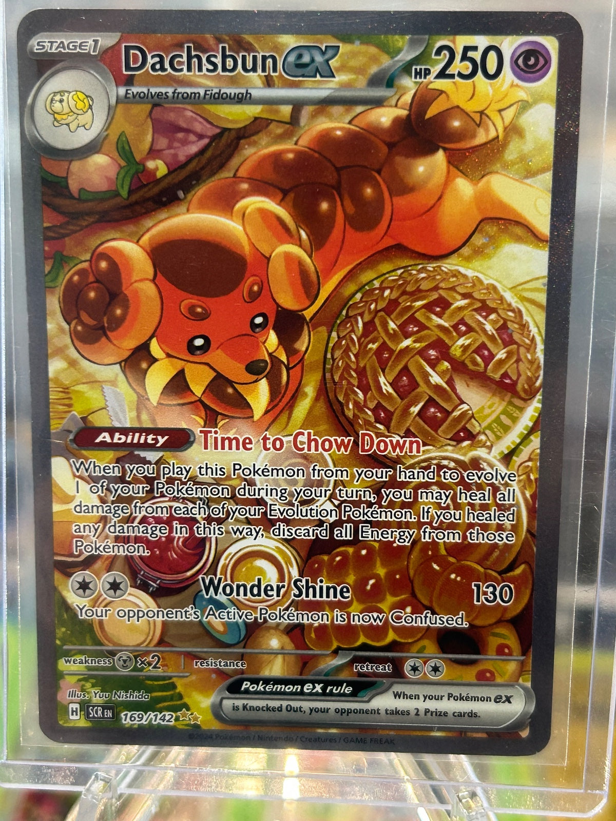 Dachsbun ex Holo Special Illustration Rare SV07: Stellar Crown 169/142 NM