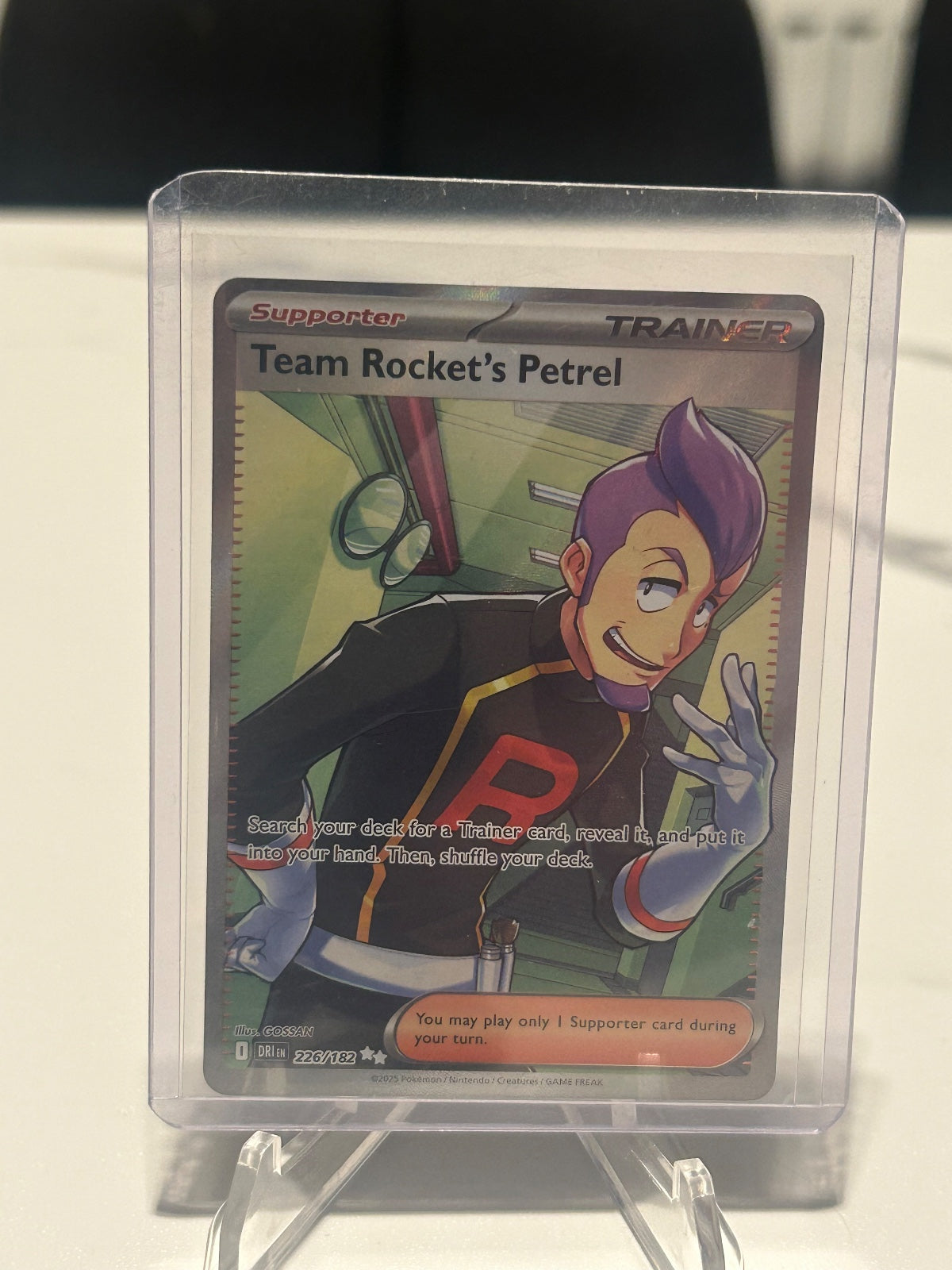 Team Rocket's Petrel Holo Ultra Rare SV10: Destined Rivals 226/182 NM
