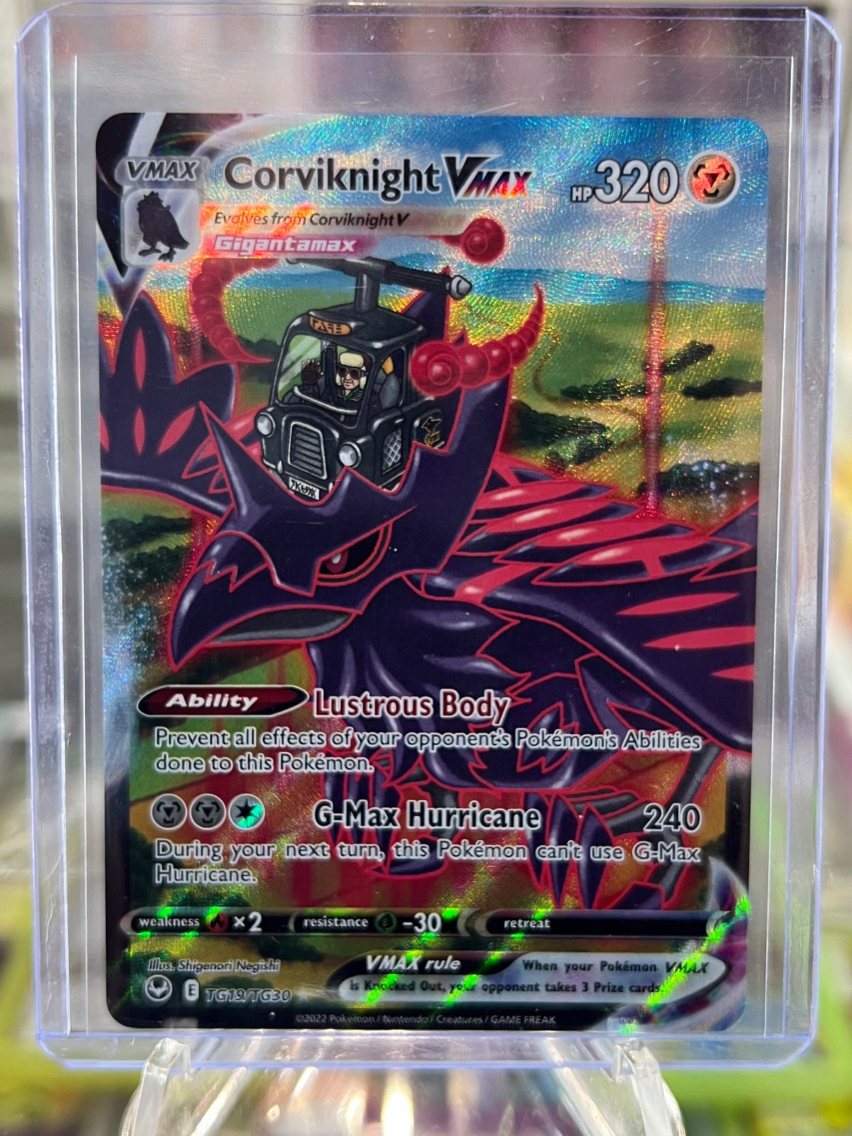 Corviknight VMAX Holo Ultra Rare SWSH12: Silver Tempest Trainer Gallery TG19/TG3