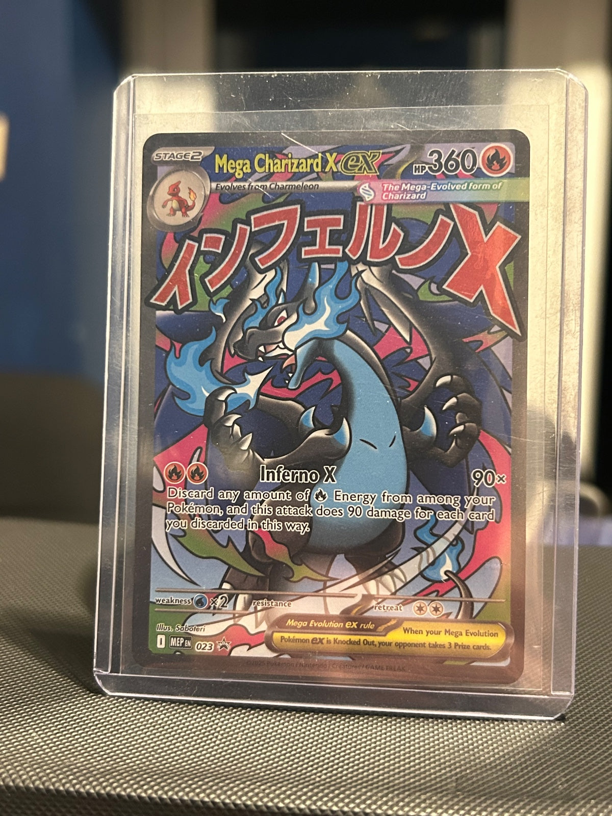Mega Charizard X ex Holo Promo ME: Mega Evolution Promo 023 NM