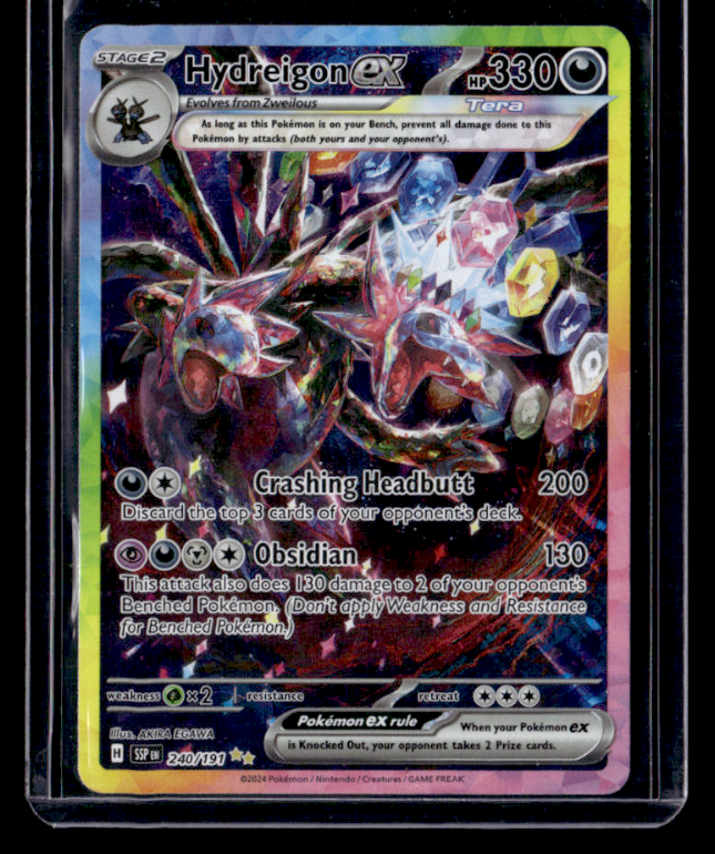 Hydreigon ex Holo Special Illustration Rare SV08: Surging Sparks 240/191 NM