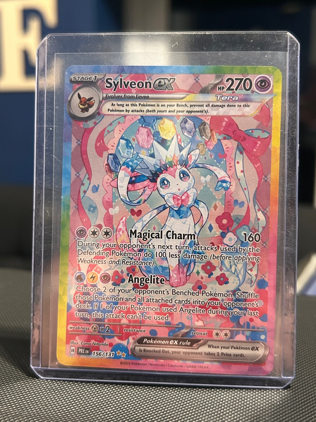 Sylveon ex - Holo Special Illustration Rare SV: Prismatic Evolutions 156/131 NM