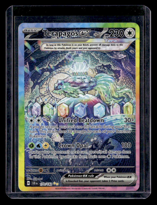 Terapagos ex Holo Special Illustration Rare SV07: Stellar Crown 170/142 NM