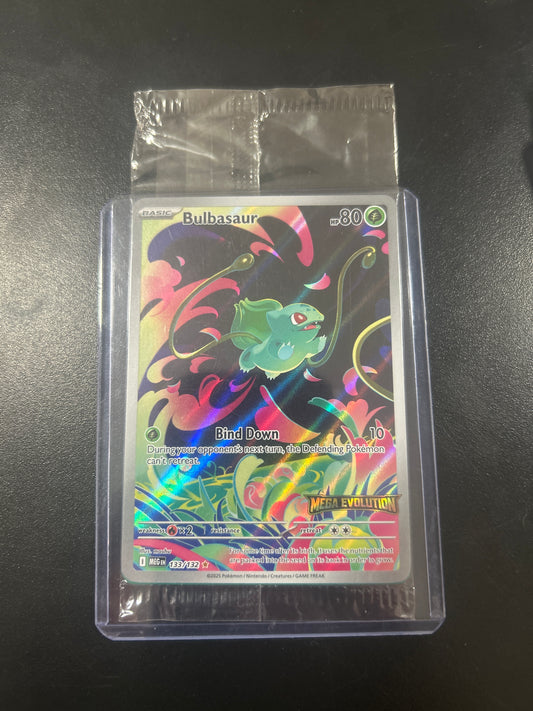 Bulbasaur 133/132 Stamped Promo New SEALED