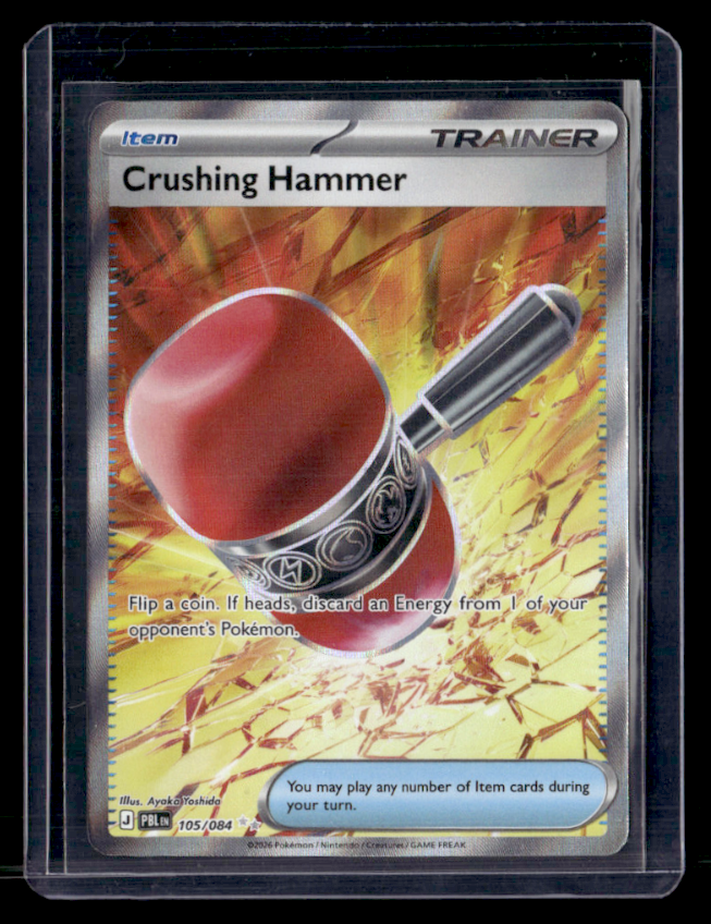 Crushing Hammer Holo Ultra Rare ME05: Pitch Black 105/084 NM