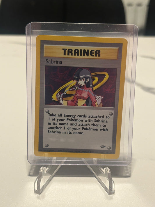 Sabrina (20) Unlimited Holo Holo Rare Gym Challenge 020/132 NM