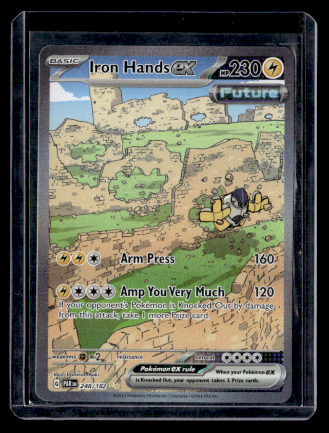 Iron Hands ex Holo Special Illustration Rare SV04: Paradox Rift 248/182 NM