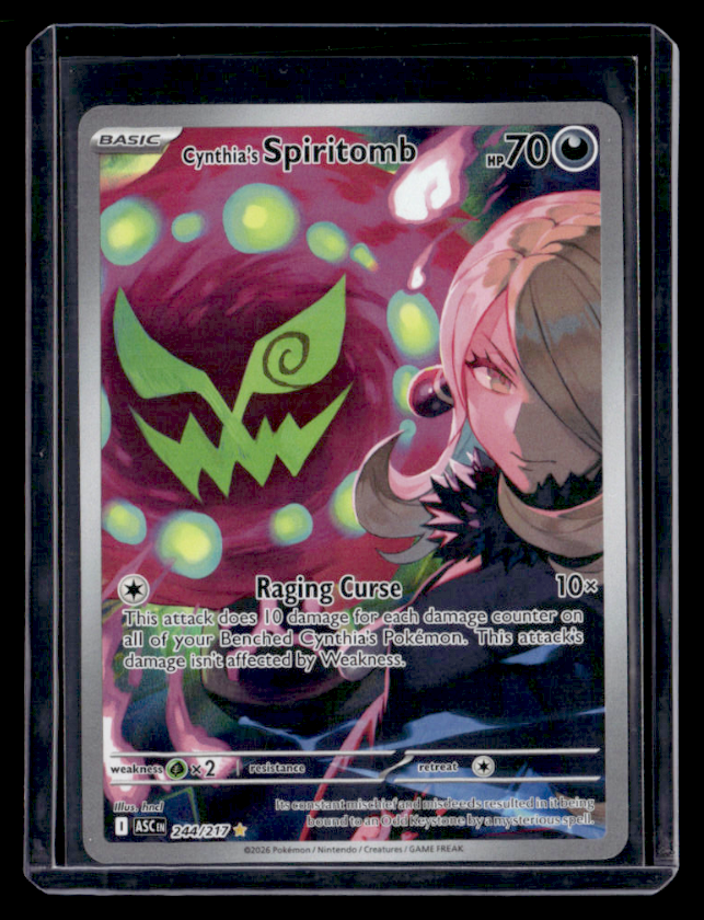 Cynthia's Spiritomb Holo Illustration Rare ME: Ascended Heroes 244/217 NM