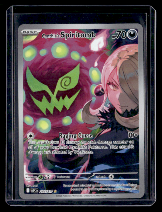 Cynthia's Spiritomb Holo Illustration Rare ME: Ascended Heroes 244/217 NM