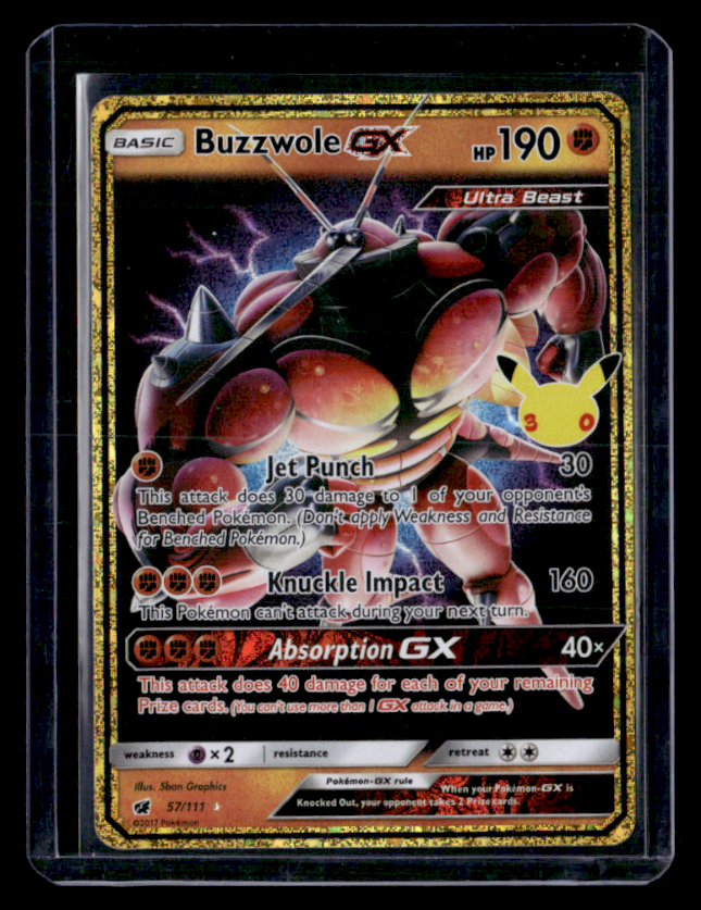Buzzwole GX Classic Collection ME: 30th Celebration 57/111 NM