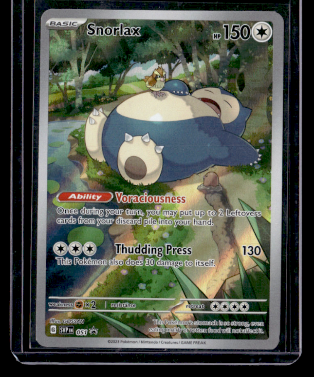 Snorlax Holo Promo SV: Scarlet & Violet Promo Cards 051 NM